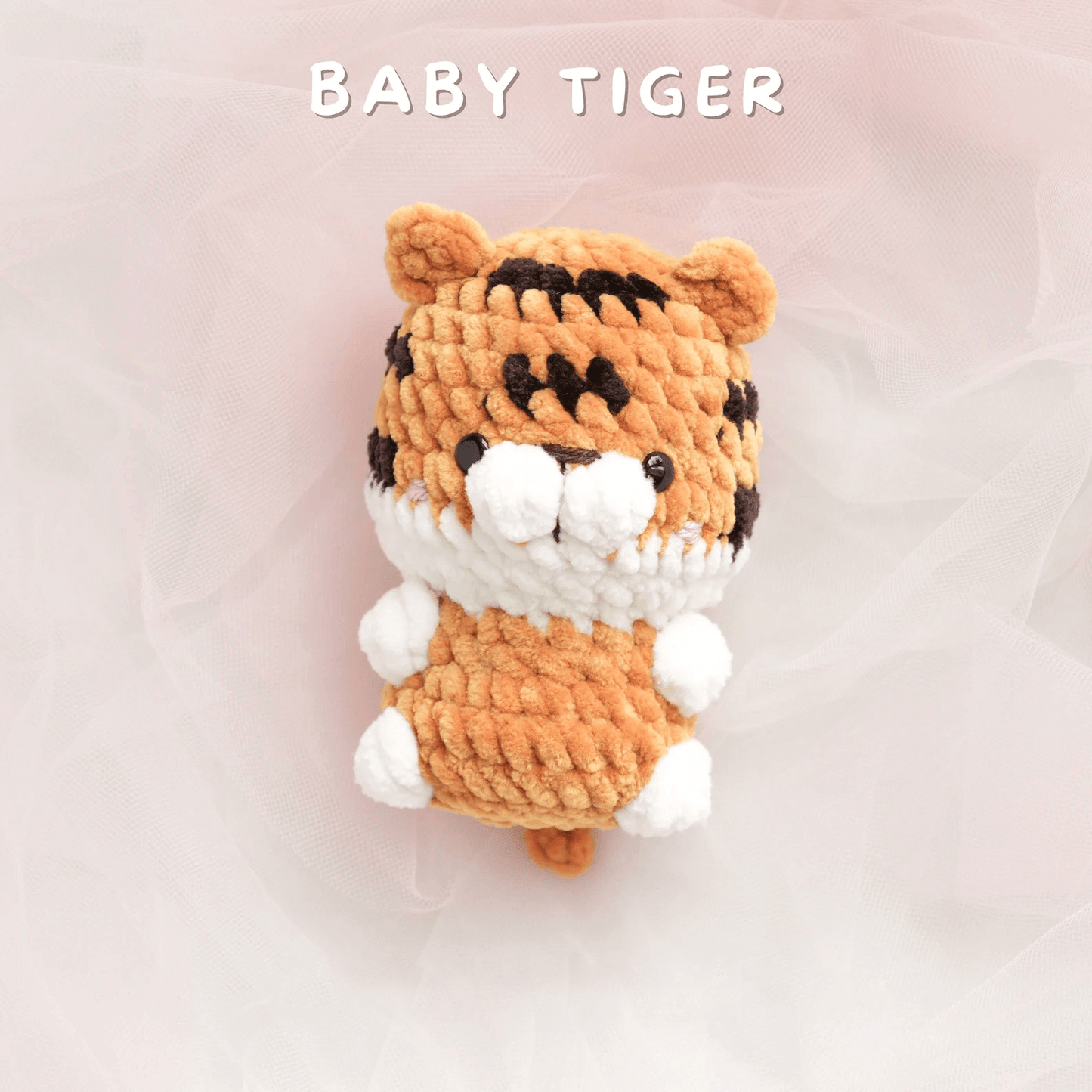 Pattern Bundle 7 Baby Safari Animals, no sew and quick amigurumi crochet patterns